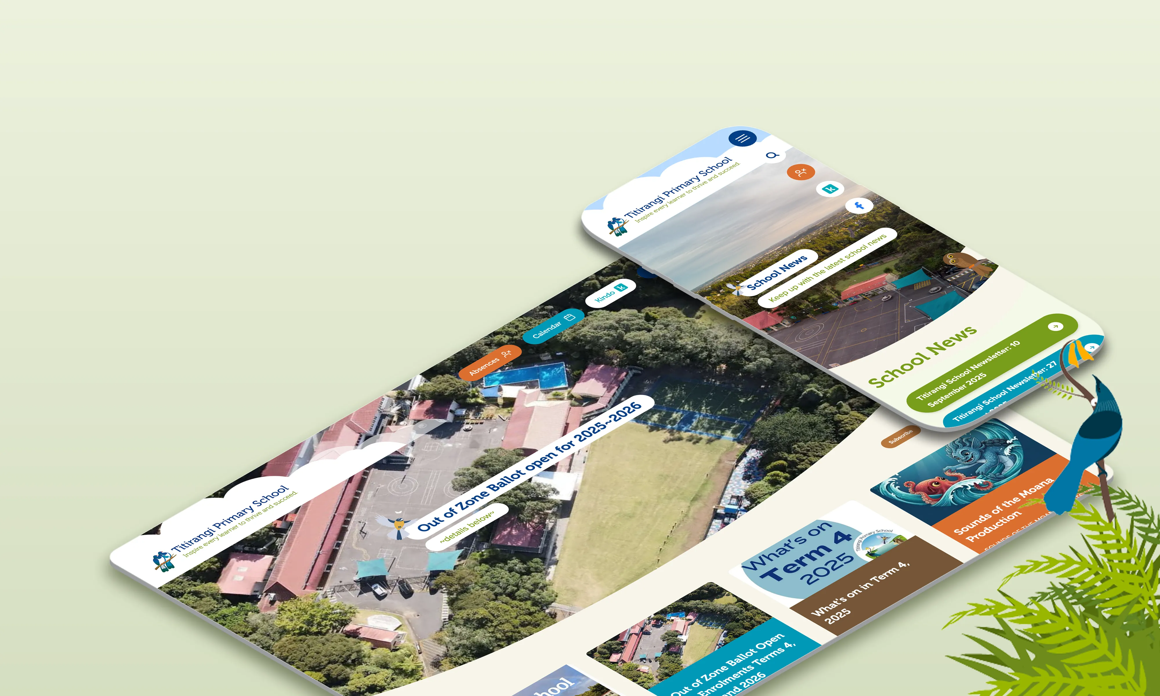 Website for Titirangi Primary School